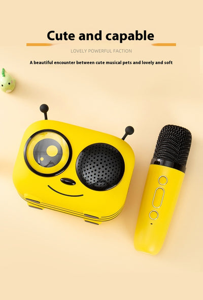 Micrófono Karaoke Inalámbrico con Parlante Bluetooth Integrado Home Bee - Image 3