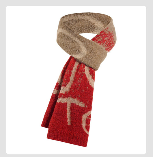 Conjunto de 3 Piezas: Gorro, Bufanda y Guantes de Felpa Jacquard Gruesa - Image 18