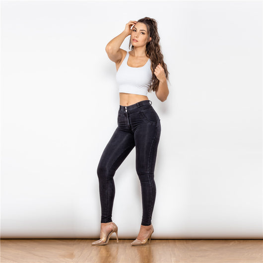 Jeans Boyfriend Stretch Melody Cintura Alta Mujer - Image 11