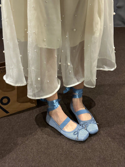 Zapatillas de Ballet Azul Profesionales - Image 9