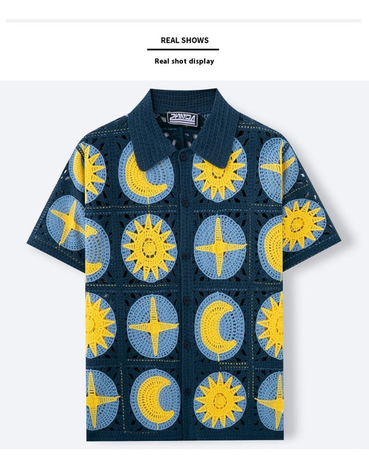 Cardigan de Manga Corta para Hombre - Perfecto para Verano - Image 8