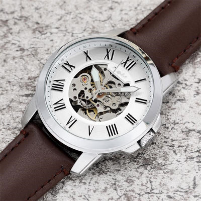 Reloj Automático Mecánico Transparente para Hombre