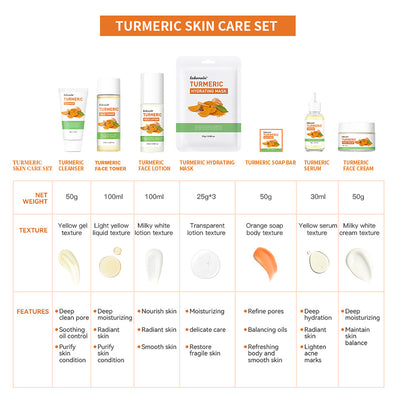 Set Completo de Cuidado Facial con Cúrcuma e Hidratación Profunda - Image 13