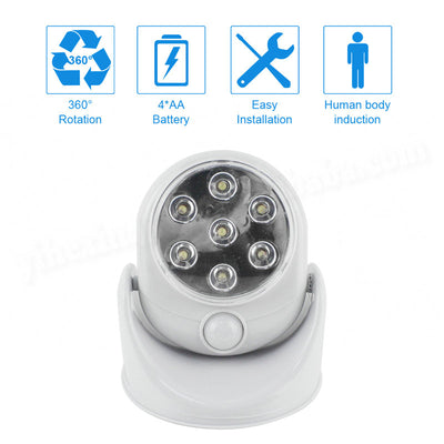 Lámpara LED con Sensor de Movimiento 360° para el Cuerpo Humano - Image 5