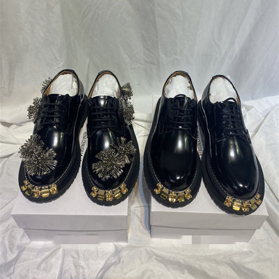 Zapatos Vintage de Plataforma en Cuero para Mujer - Image 2