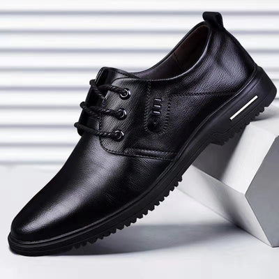 Zapatos Casuales de Cuero para Hombre con Suela Blanda y Plantilla Ergonómica - Image 3