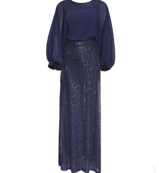 Vestido de Fiesta Elegante con Cuentas Africanas - Talla Grande - Image 2