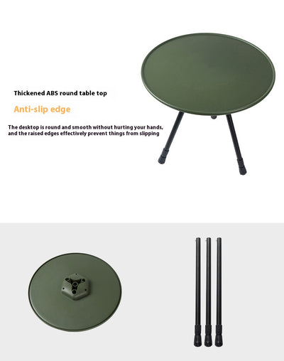Mesa Plegable Redonda Portátil para Camping y Picnic - Image 14