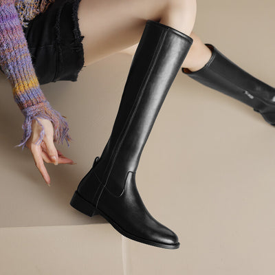 Botas Altas para Mujer con Tacón Medio y Punta Redonda - Image 22