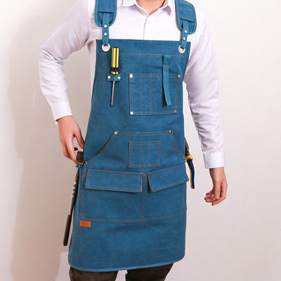 Delantal de Jardinería para Hombre Resistente al Agua con Estampado Floral - Image 5