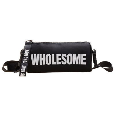 Bolso Bucket Diagonal Estilo Occidental con Letras - Image 7