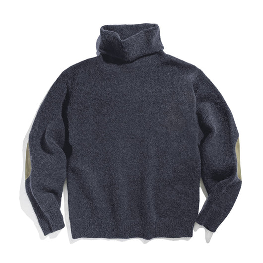 Suéter Cuello Alto de Mohair Sintético Grueso y Cálido para Hombre - Image 4