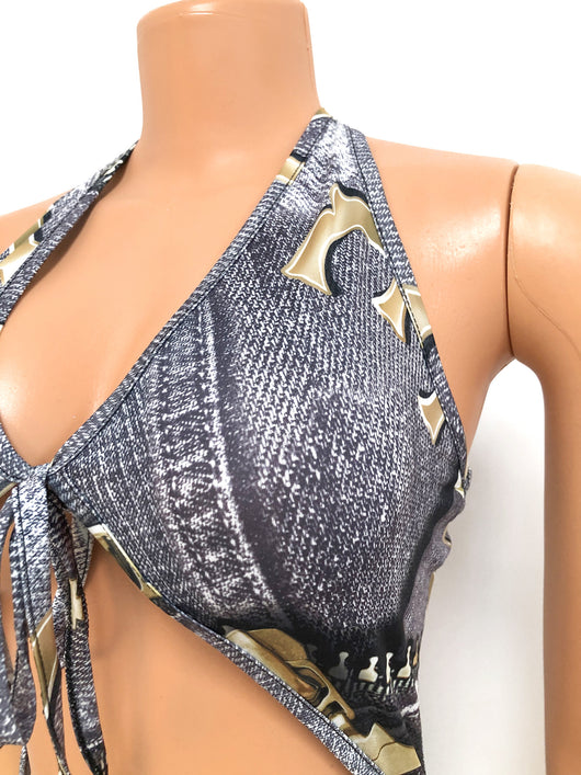 Jumpsuit Ajustado con Espalda Abierta y Estampado Digital - Image 19