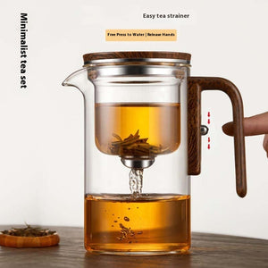 Tetera de Cristal con Separador de Té - Juego Completo para el Hogar