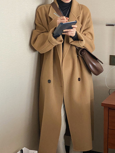 Abrigo de Cachemira de Largo Medio para Mujer - Diseño Casual y Abrigador - Image 6
