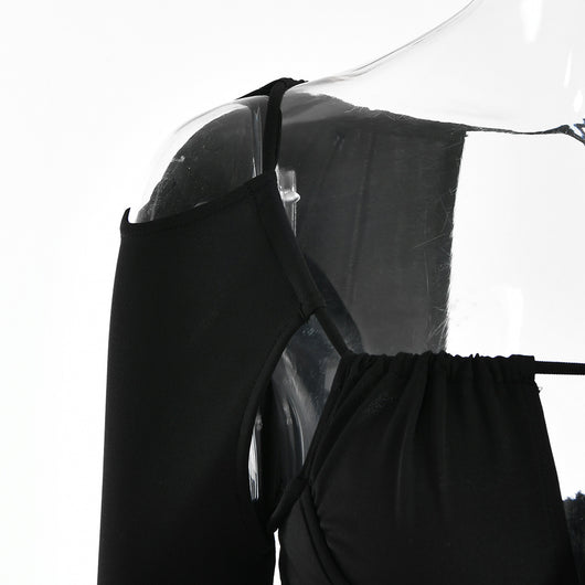Vestido Túnica Irregular con Tirantes Ajustado para Verano - Image 9