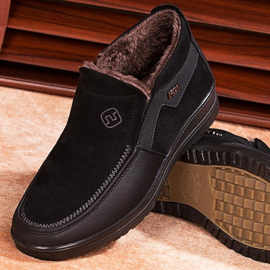 Zapatos Cálidos de Algodón y Cachemira para Papá - Comodidad Plus - Image 10
