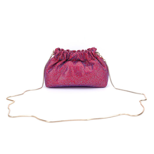 Bolso de Noche con Diamantes Completos y Cordón Ajustable - Image 13