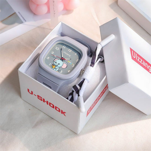Reloj Deportivo Cuadrado Luminoso con Diseño Moderno para Estudiantes - Image 17