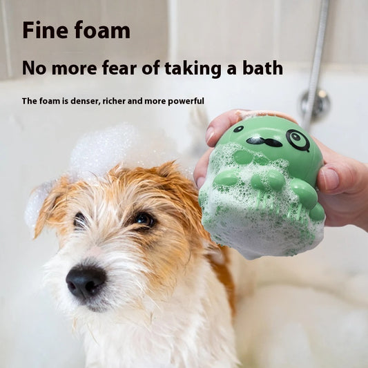 Cepillo de Baño Silicona para Masaje - Grooming Pet