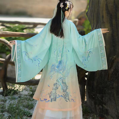 Vestido Ruqun Cruzado Ajustado a la Cintura - Estilo Hada para Primavera y Verano - Image 8
