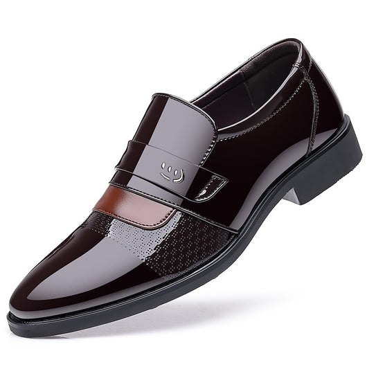 Zapatos Oxford Casuales de Cuero Charolado para Hombre - Image 11