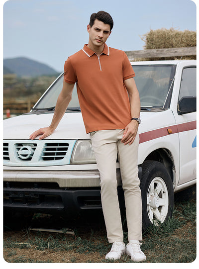 Polo Casual de Manga Corta con Cuello para Hombre - Image 9