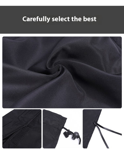 Black Chunya spinning car privacy partition curtain installed between front and rear seats for sun protection. - Image 11