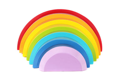 Bloques de Madera Arcoíris para Niños - Juego de Construcción Educativo - Image 15