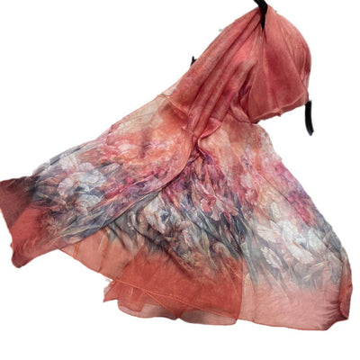 Pañuelo de Seda Mulberry con Estampado Digital - Ligero y Fluido para Verano - Image 5