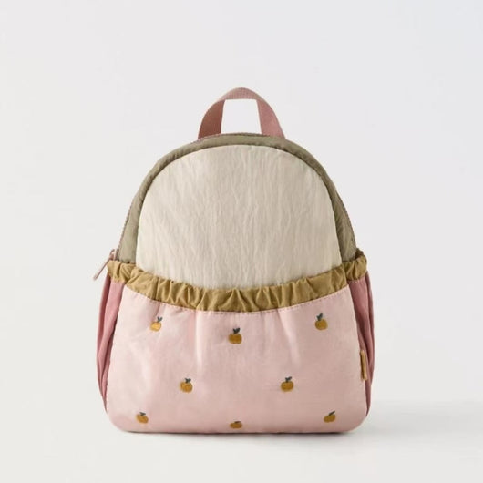 Mochila Escolar Infantil con Bordado de Manzana Cute Spliced Mini - Image 5