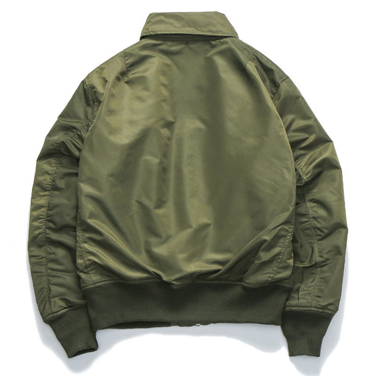 Chaqueta de Algodón con Cuello de Pelaje Grueso para Hombre - Image 15
