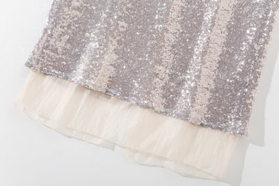 Falda Elegante con Detalles de Lentejuelas y Abertura Trasera - Image 8