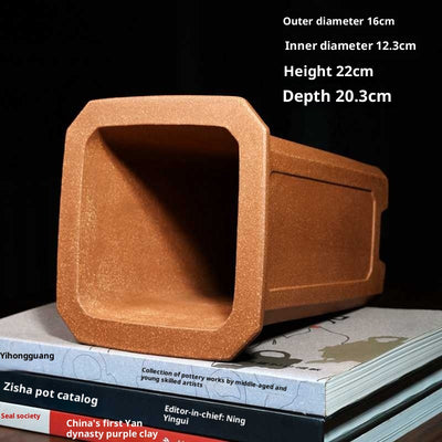 Maceta Zisha Orquídea Ángulo Ancho - Diseño Cuadrado Premium - Image 12