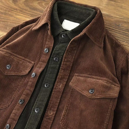 Camisa de Manga Larga para Hombre Primavera Otoño - Image 8