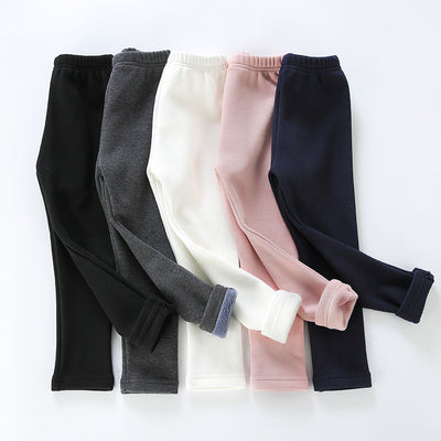 Leggings Térmicos Infantiles con Forro de Algodón y Terciopelo