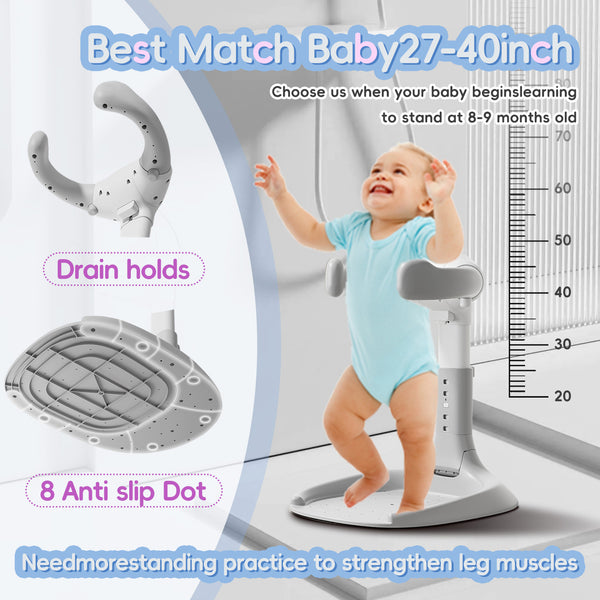 Asiento de Baño Plegable para Bebés y Niños Pequeños