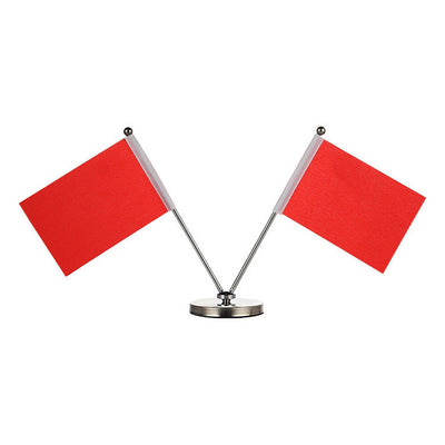 Bandera Roja Telescópica para Auto y Escritorio