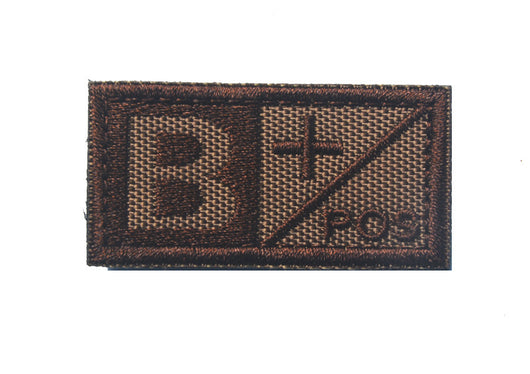 Brazalete Táctico con Parche Bordado de Tipo de Sangre y Velcro - Image 3