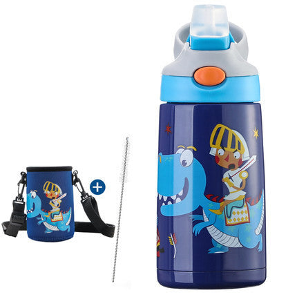 Termo Infantil Acero Inoxidable Antiderrames con Popotes para Bebés - Image 8