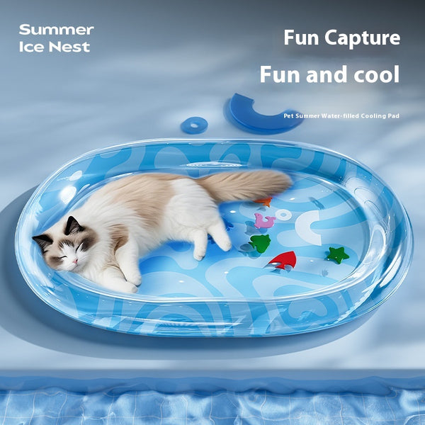 Cojín Refrescante para Gatos - Colchoneta Inflable Grande