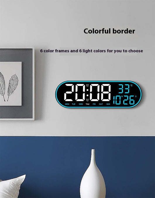 Reloj de Pared Digital Multifuncional para Sala - Decoración Moderna - Image 11