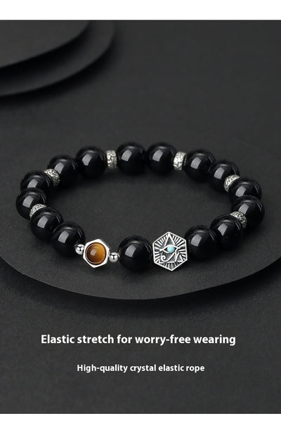 Pulsera Ojo de Tigre Retro para Hombre en Plata de Ley 925 - Image 12