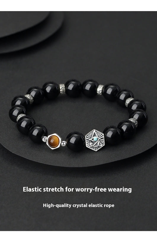Pulsera Ojo de Tigre Retro para Hombre en Plata de Ley 925 - Image 12