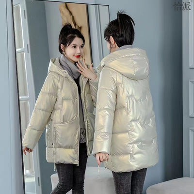 Abrigo Acolchado Grueso con Capucha para Invierno - Image 3