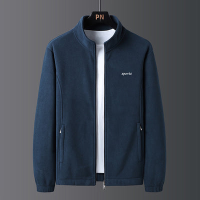 Chaqueta Acolchada de Terciopelo para Hombre Talla Grande - Image 3