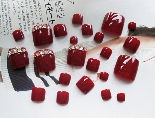 Uñas Acrílicas Artificiales Pro 24 Piezas Adhesivas - Image 17
