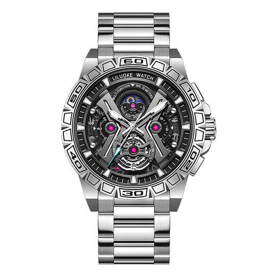 Reloj de Cuarzo Luminoso con Tallado Hueco Tridimensional - Image 8
