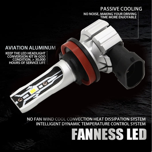 Faros LED Delanteros Everbright Power - Luz Cercana y Lejana