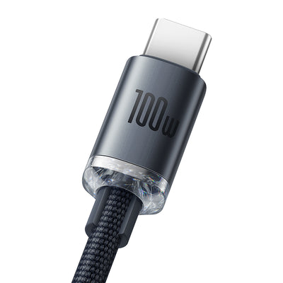 Cable USB-C de Carga Rápida 100W Crystal Shine - Transferencia de Datos - Image 7